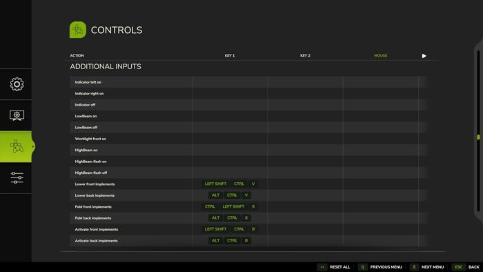 Zusätzliche Eingaben