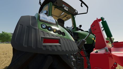 Interactive Control in der Außenansicht eines Fendt Traktors