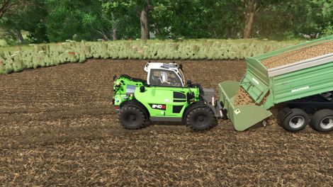 Bressel Und Lade Leichtgutschaufel L16 am Teleskoplader