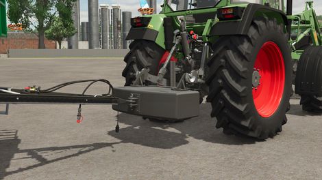 Tenwinkel Heckgewicht mit Kupplung