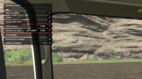 Tastenbefehle in Hilfeansicht