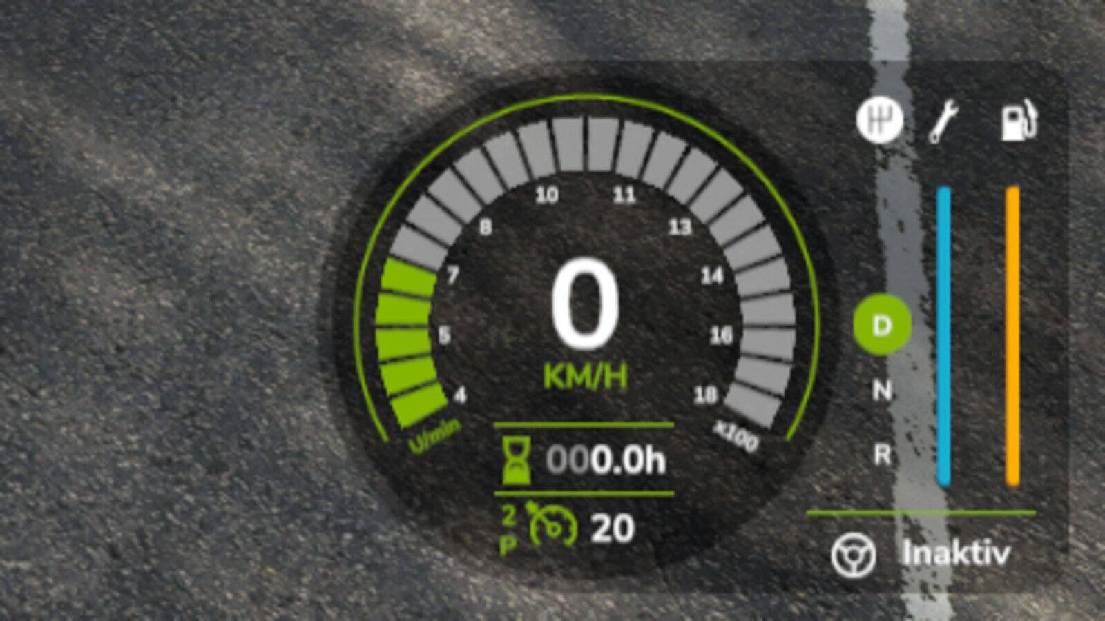 Extended Cruise Control - Geschwindigkeitsspeicher 2 aktiv